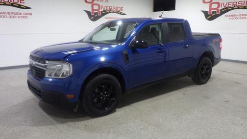 Blue 2024 Ford Maverick Lariat