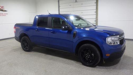 Blue 2024 Ford Maverick Lariat