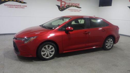 Red 2021 Toyota Corolla LE