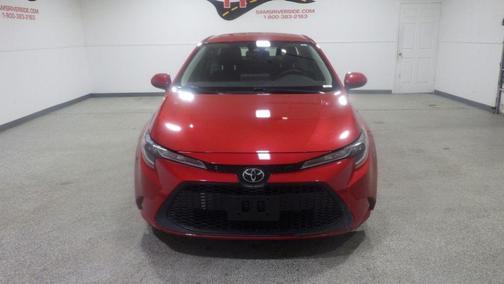 Red 2021 Toyota Corolla LE