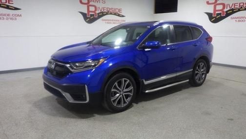 Blue 2022 Honda CR-V Touring
