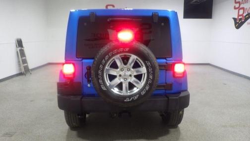 Blue 2016 Jeep Wrangler Unlimited Sahara