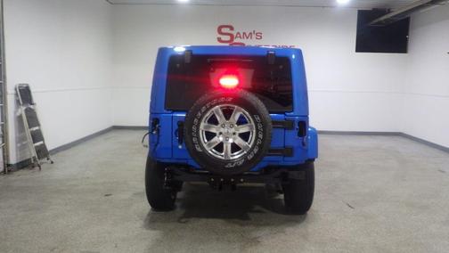 Blue 2016 Jeep Wrangler Unlimited Sahara