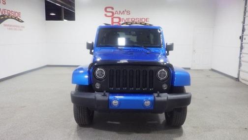 Blue 2016 Jeep Wrangler Unlimited Sahara