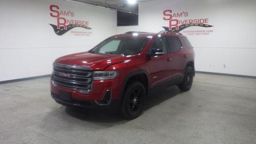 Red 2021 GMC Acadia AT4
