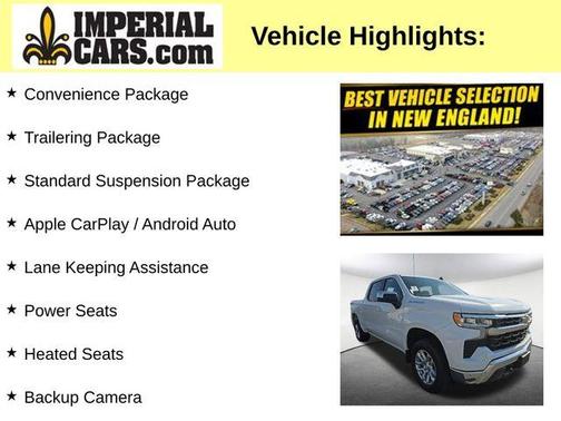 Summit White 2022 Chevrolet Silverado 1500 LT
