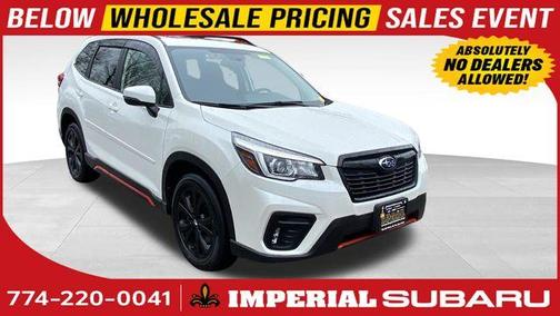 Crystal White Pearl 2019 Subaru Forester Sport