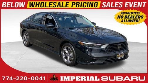 Black 2025 Honda Accord Hybrid EX-L