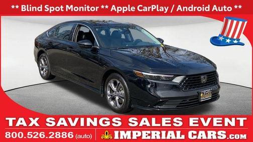 Black 2025 Honda Accord Hybrid EX-L