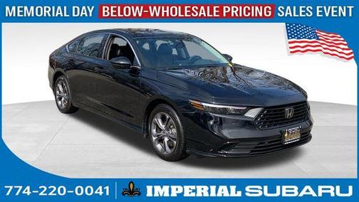 Black 2025 Honda Accord Hybrid EX-L