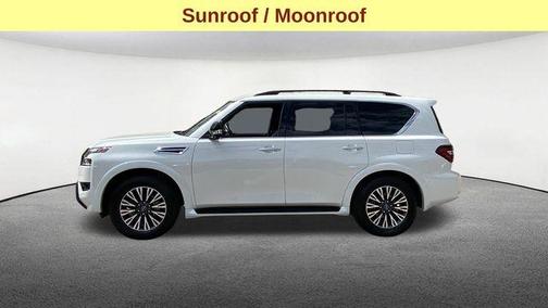 Aspen White 2023 Nissan Armada SL
