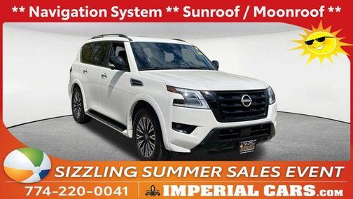 Aspen White 2023 Nissan Armada SL