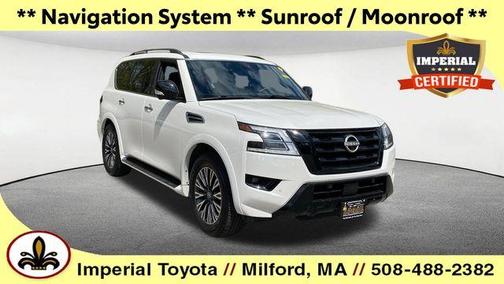 Aspen White 2023 Nissan Armada SL