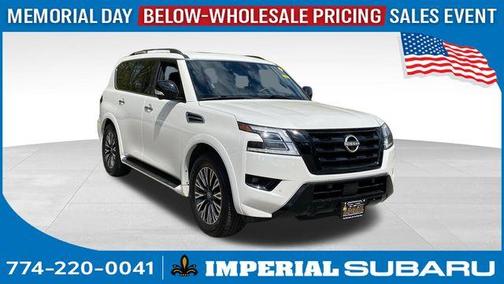 Aspen White 2023 Nissan Armada SL
