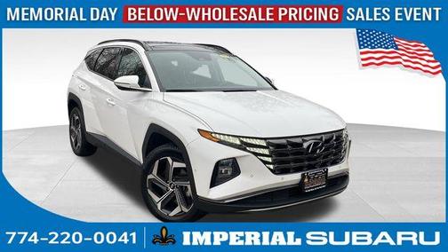 Serenity White Pearl 2023 Hyundai TUCSON Limited