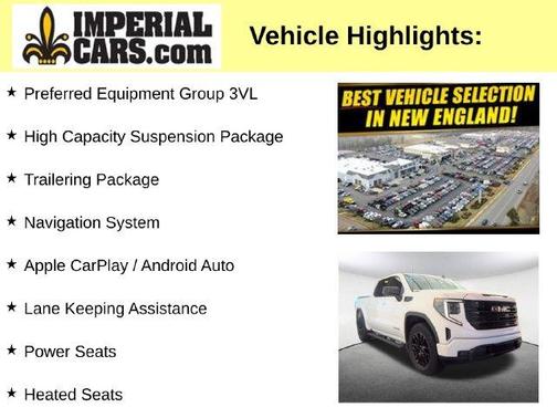 Summit White 2024 GMC Sierra 1500 Elevation