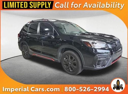 Crystal Black Silica 2020 Subaru Forester Sport