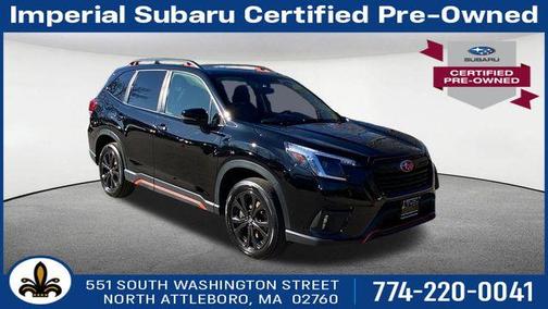 Crystal Black Silica 2023 Subaru Forester Sport