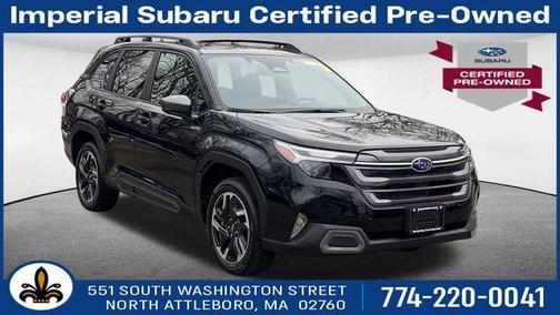 Crystal Black Silica 2025 Subaru Forester Hybrid Limited