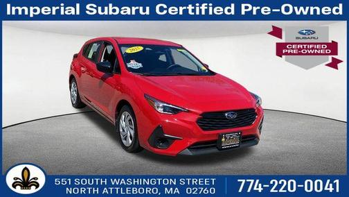 Pure Red 2025 Subaru Impreza Base