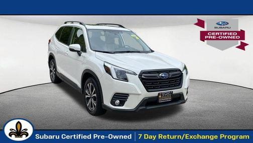 Crystal White Pearl 2023 Subaru Forester Limited