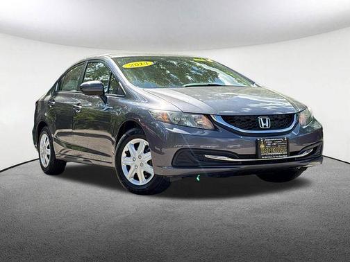 Modern Steel Metallic 2014 Honda Civic LX