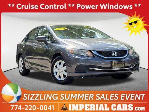 Modern Steel Metallic 2014 Honda Civic LX