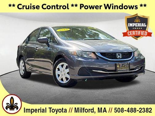Modern Steel Metallic 2014 Honda Civic LX