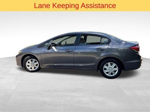 Modern Steel Metallic 2014 Honda Civic LX