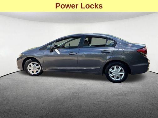 Modern Steel Metallic 2014 Honda Civic LX