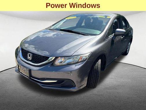 Modern Steel Metallic 2014 Honda Civic LX