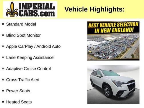 Crystal White Pearl 2025 Subaru Ascent Premium