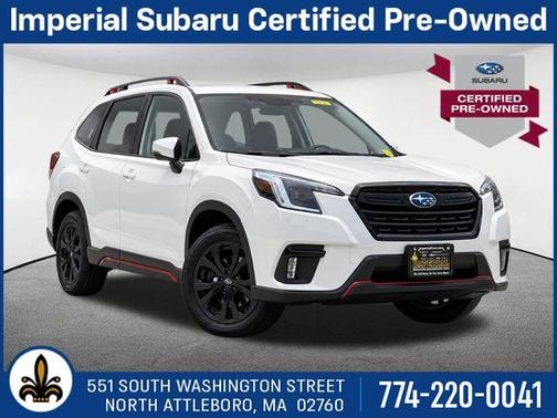 Crystal White Pearl 2023 Subaru Forester Sport