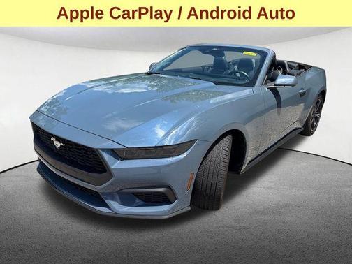 Blue 2025 Ford Mustang EcoBoost Premium