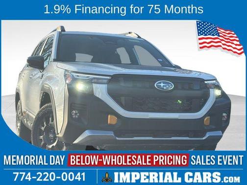 Crystal White Pearl 2026 Subaru Forester Wilderness