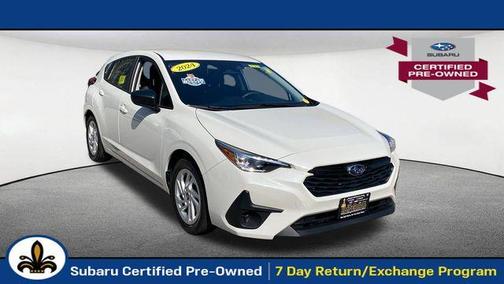 Crystal White Pearl 2024 Subaru Impreza Base