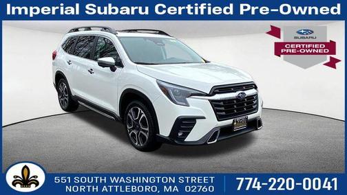Crystal White Pearl 2023 Subaru Ascent Touring 7-Passenger