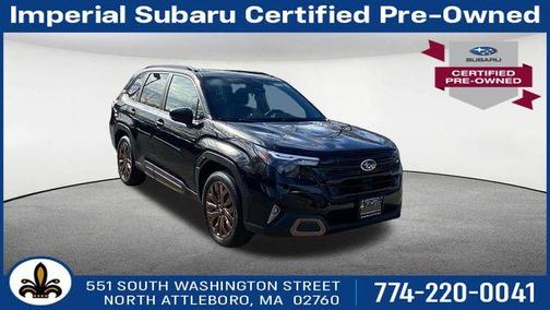 Crystal Black Silica 2025 Subaru Forester Sport