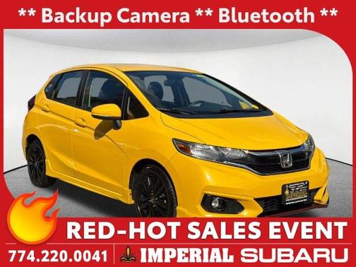 Yellow 2018 Honda Fit Sport