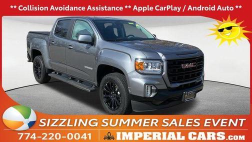 Satin Steel Metallic 2021 GMC Canyon Elevation