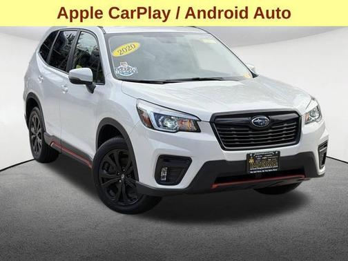 Crystal White Pearl 2020 Subaru Forester Sport