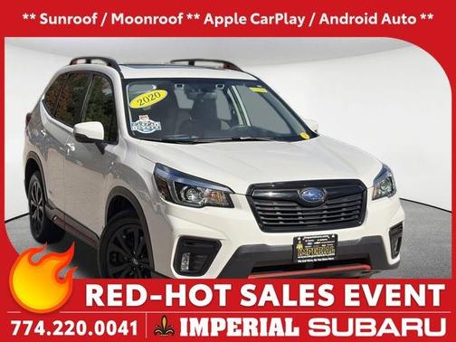Crystal White Pearl 2020 Subaru Forester Sport