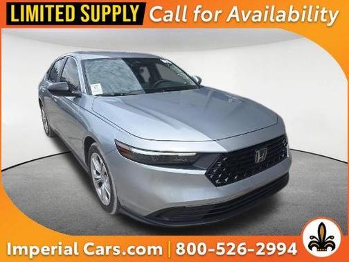 Solar Silver Metallic 2025 Honda Accord LX