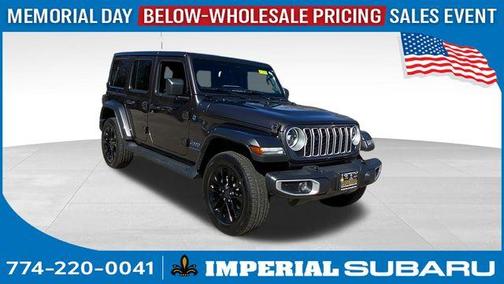 Granite Crystal Clearcoat Metallic 2025 Jeep Wrangler 4xe Sahara