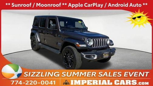 Granite Crystal Clearcoat Metallic 2025 Jeep Wrangler 4xe Sahara