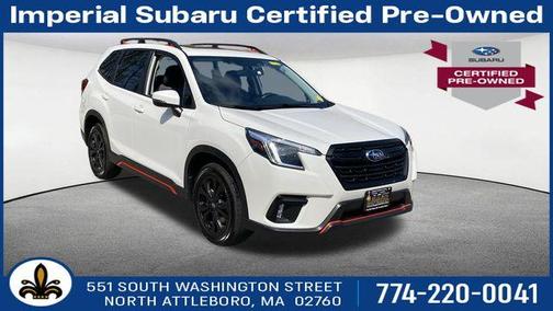 Crystal White Pearl 2023 Subaru Forester Sport