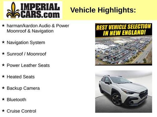 Crystal White Pearl 2024 Subaru Crosstrek Limited