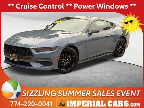 Vapor Blue 2025 Ford Mustang EcoBoost Premium