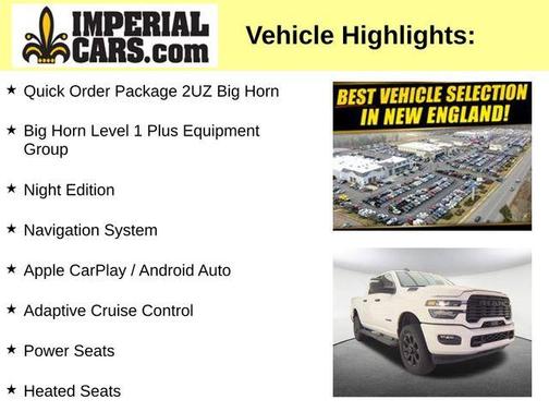 Bright White Clearcoat 2025 RAM 2500 Big Horn