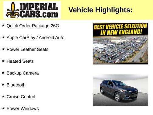 Granite Crystal Clearcoat Metallic 2019 Jeep Cherokee Limited